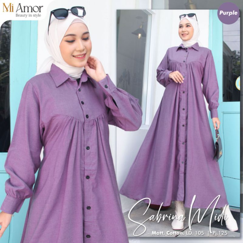 100% ORI Sabrina MIDI dress by Mi Amor / Ld 105 Pb 135