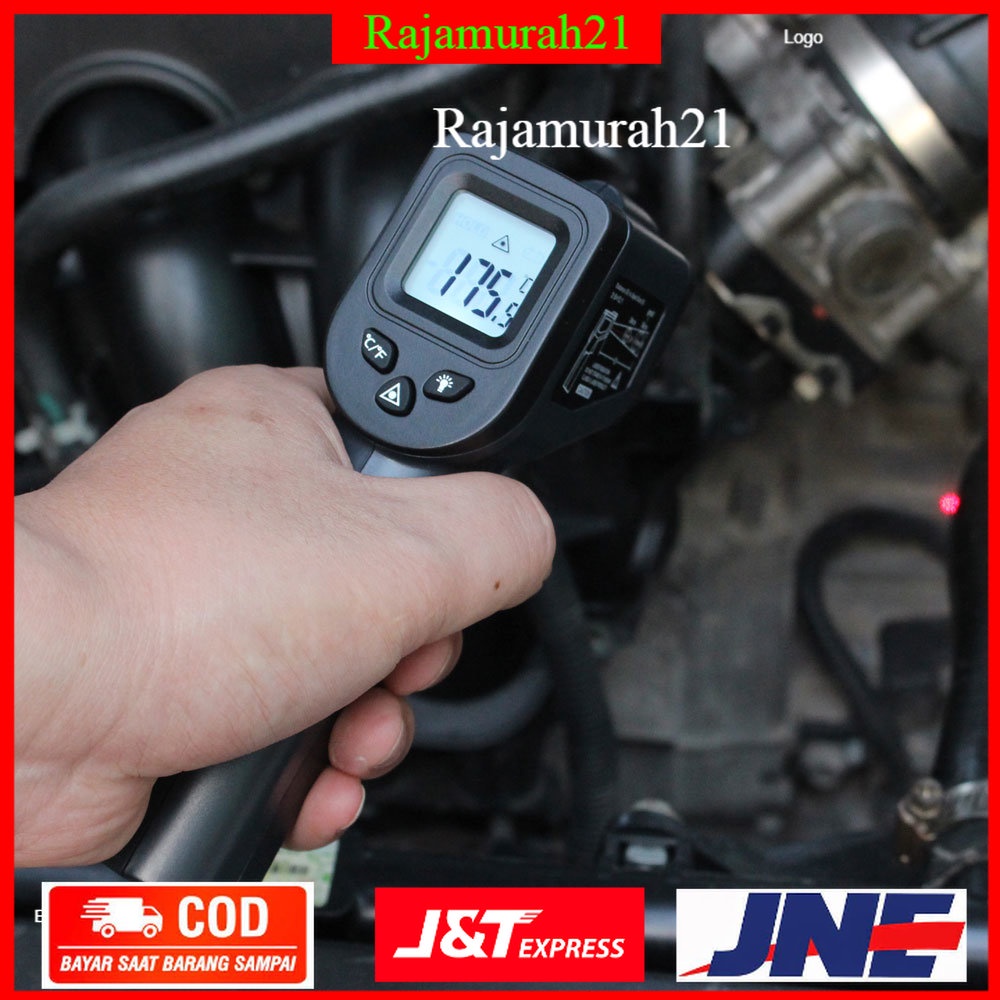 Kaemeasu Thermometer Infrared Digital Handheld Non Contact - KM-380 - Black - OMHXBWBK