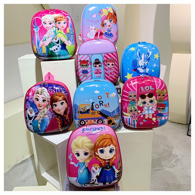 [Juallaris.id]Tas Ransel Selempang Anak Motif Frozen / Cute Kids Elsa  Back Pack / Ransel Ana / Anti Air / Import