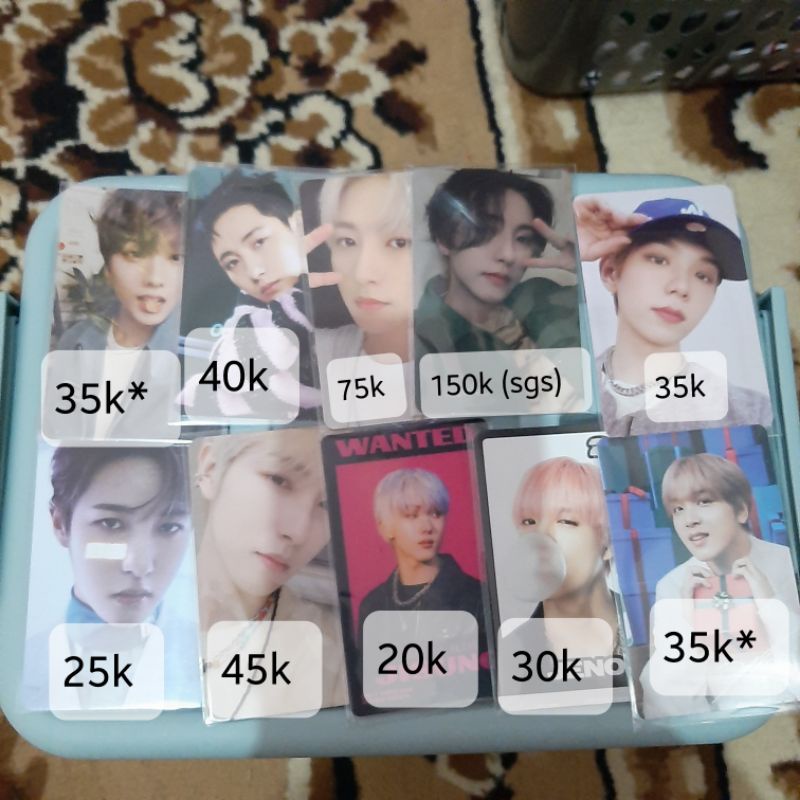 trading card universe lets play ball shotaro, jeno glimo tc, haechan natrep