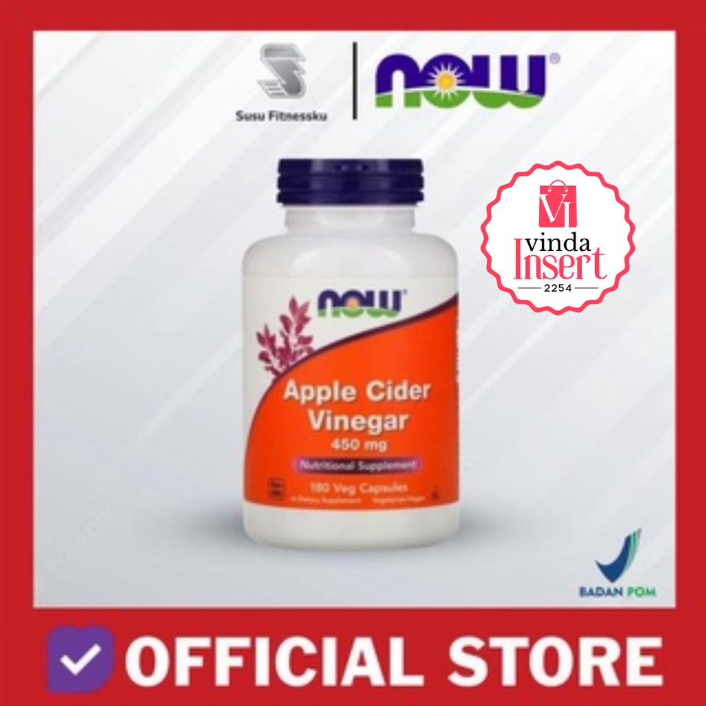 

Now Foods Apple Cider Vinegar 450 Mg 180 Capsule