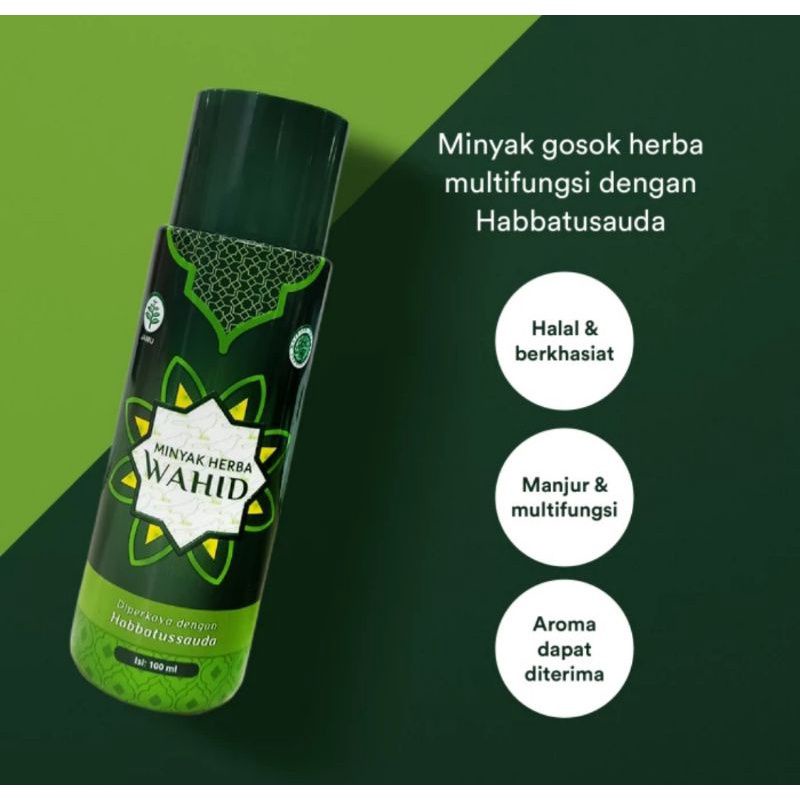 Minyak Herba Wahid herbal 100ml Original