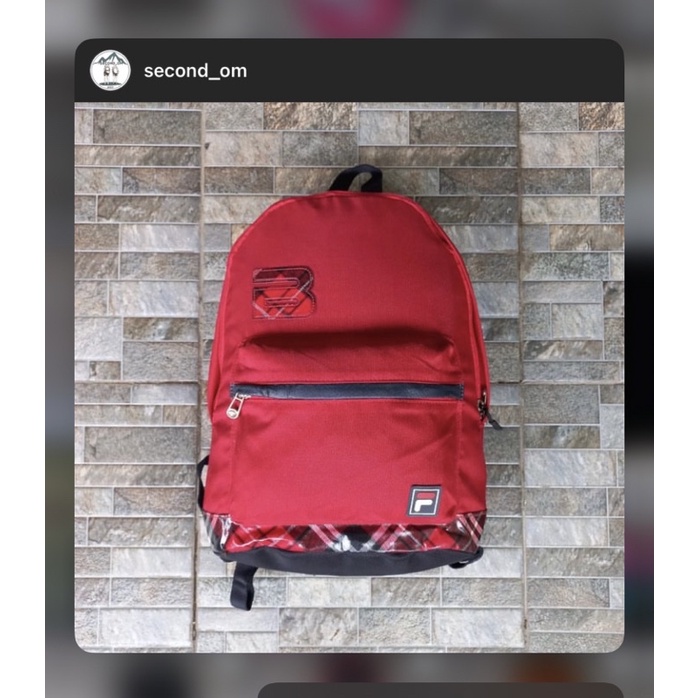 tas anak fila merah