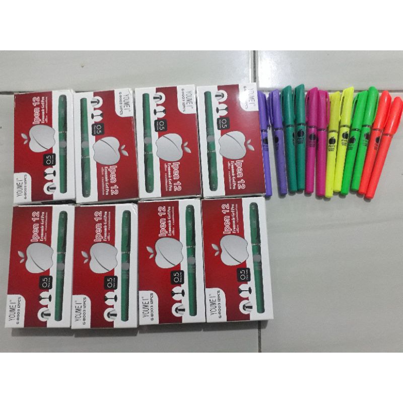 

1pak pulpen isi 12pcs