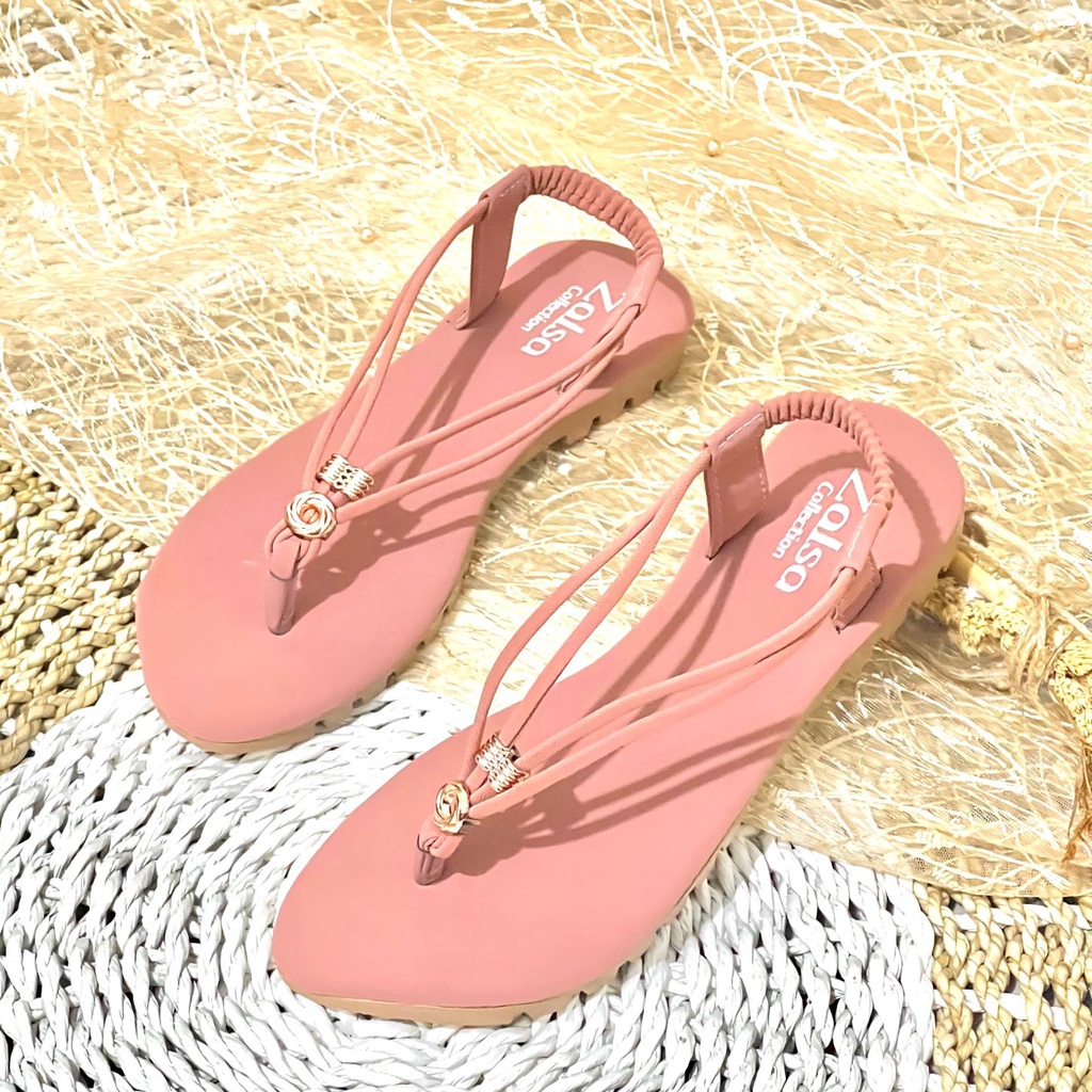 Sandal Flat KALISA Sol Tebal Wanita SBB 02