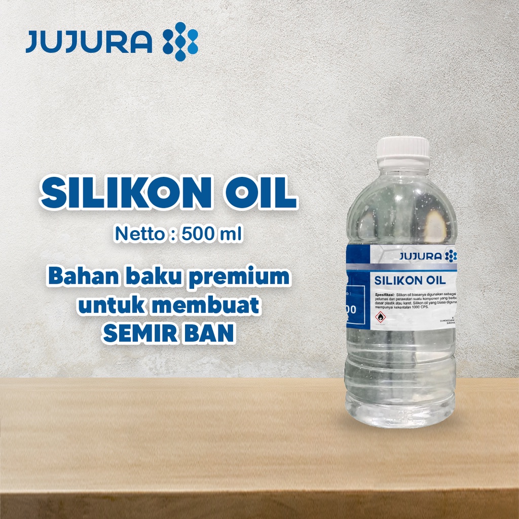 Silikon Oil Murni Shinetsu 1000CPS - 500ml by Jujura - Bahan Baku Semir Ban