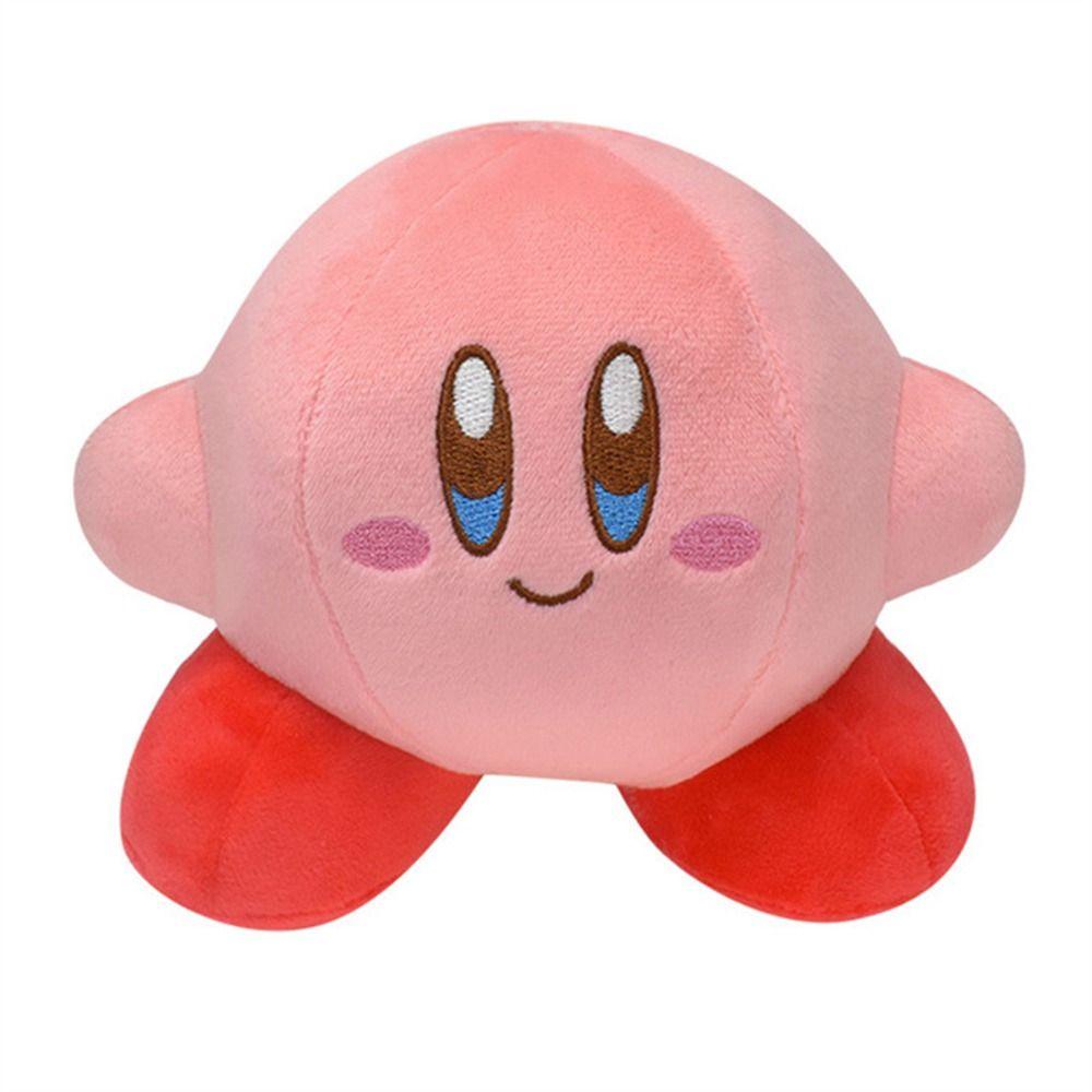 Lanfy Star Kirby Plush Doll 15cm Kawaii Hadiah Ulang Tahun Natal Peluche Lembut Kirby Boneka Mainan