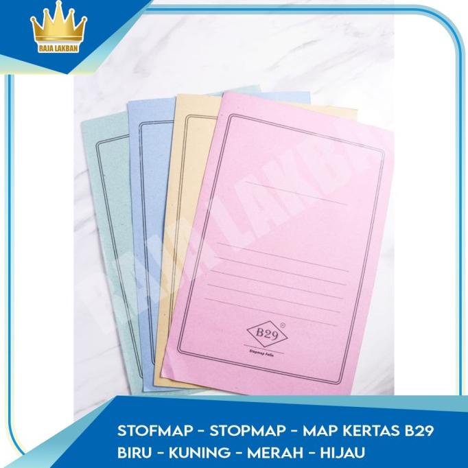 

DISKON Stofmap / Stopmap / Map Kertas B29 biru / kuning / merah / hijau