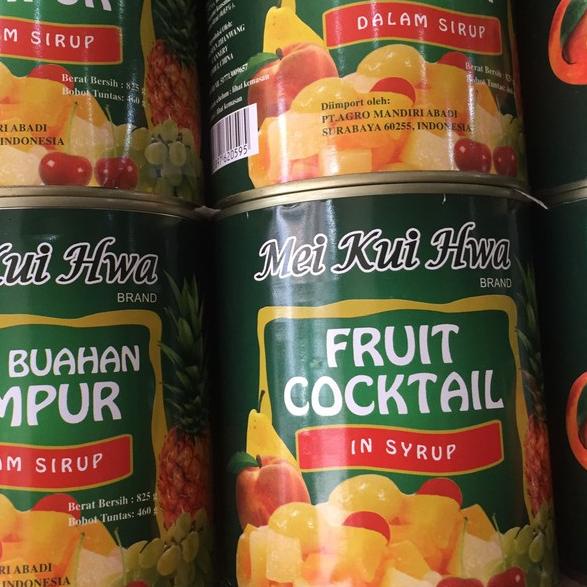 

7.7 Promo >> MEI KUI HWA FRUIT COCKTAIL 825g