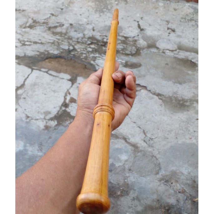 TONGKAT KOMANDO KAYU AGATIS/KAYU RAJA 60 CM