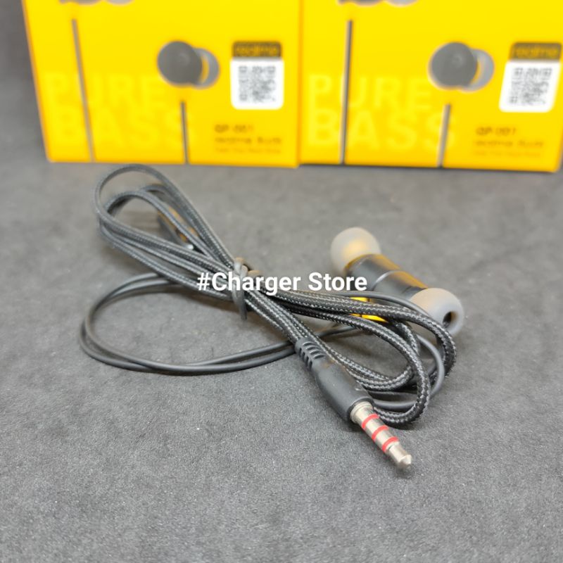 Headset Handsfree Realme Buds Magnetik ORIGINAL Stereo BASS