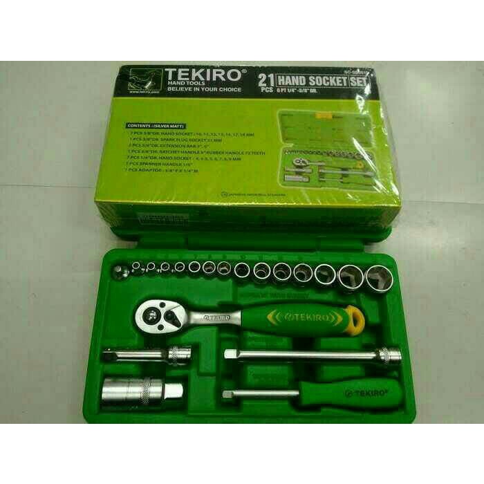 ORIGINAL Kunci sok set Tekiro 21 pcs