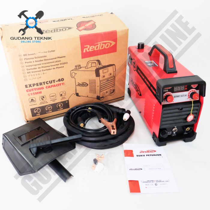 Mesin Las Potong CUT 40 REDBO / DC Inverter Plasma Cutter Cutting Plasma Expert Cut40 REDBO