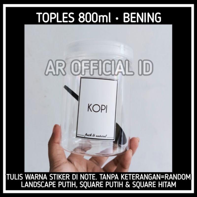 800ml BENING • TOPLES BUMBU DAPUR FREE SENDOK &amp; STIKER