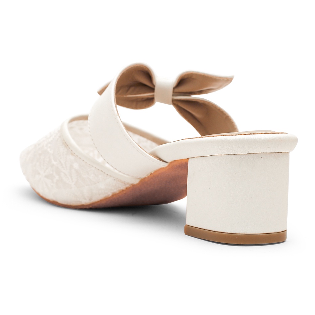 KHK by Khakikakiku Juwita White Heels