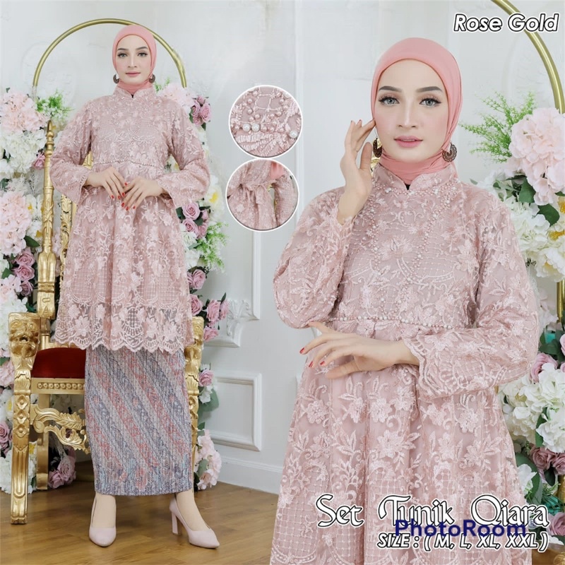 New Kebaya Aurora Tunik Payet BY Azurah_shop / Kebaya Modern / Kebaya wisuda / Kebaya Tunik / Kebaya Aurora Modern / Kebaya Kondangan