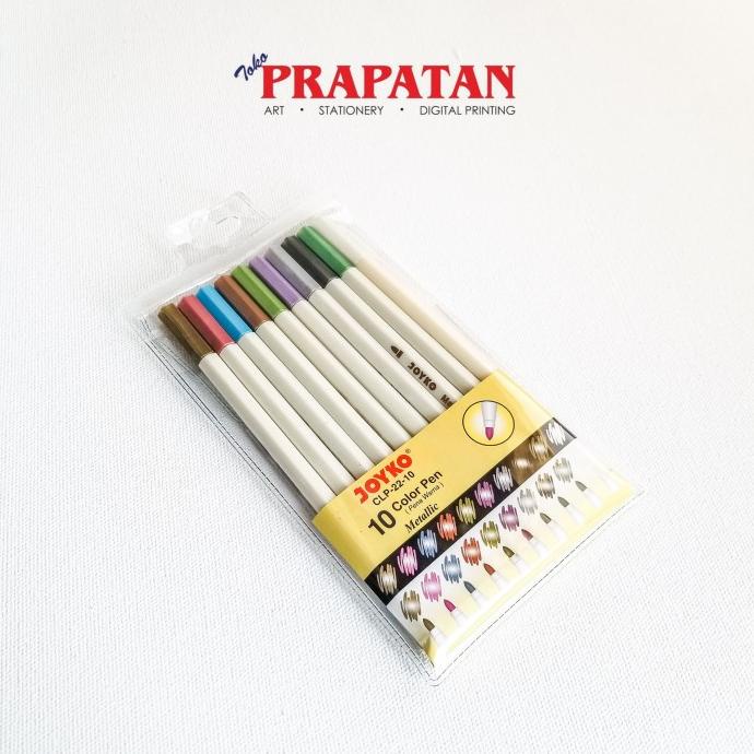 

NEW SALE JOYKO METALLIC COLOR PEN 10 COLOR CLP-22-10 / PENA WARNA JOYKO ORIGINAL