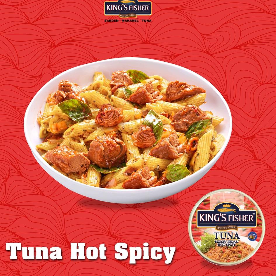 

[KODE PRODUK 8PVGT7587] King's Fisher Paket 2 Pcs Tuna Canned Hot Spicy Daging Tuna Makanan Kaleng 170 gr