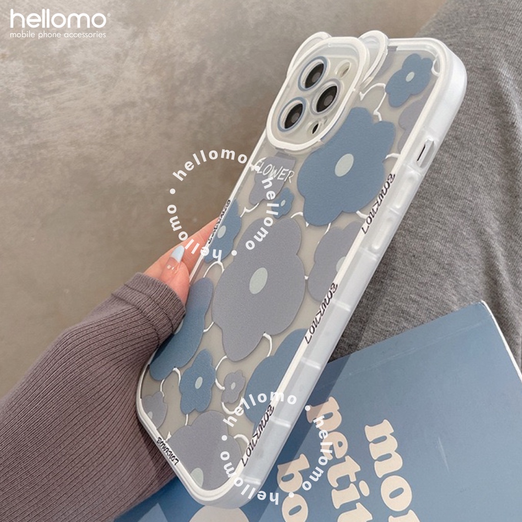 Casing Silikon iPhone TPU Soft Case Silicone Kartun Motif Bunga Lucu Flower