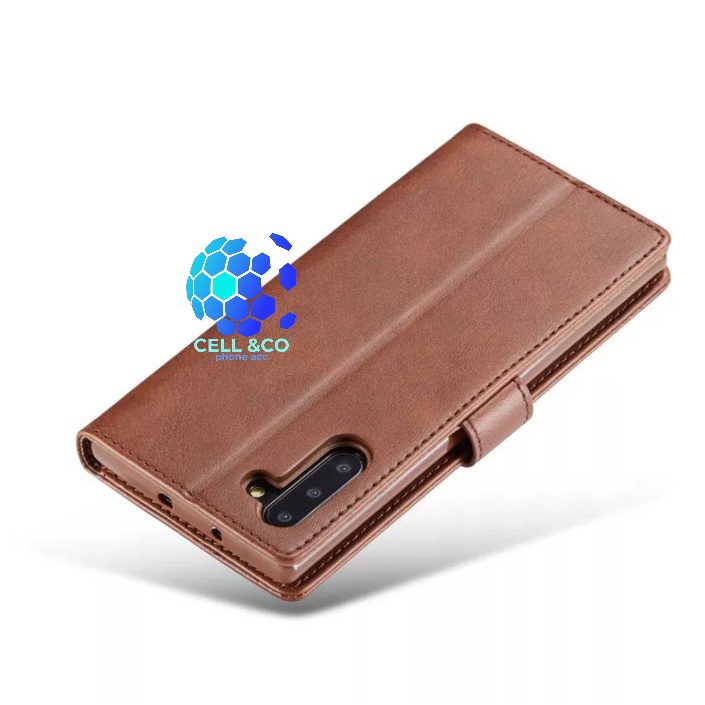 FLIP COVER SAMSUNG GALAXY NOTE 10 LEATHER WALLET PREMIUM FLIP CASE BUKA TUTUP KESING HP CASING FLIP CASE WALLET SAMSUNG GALAXY NOTE 10