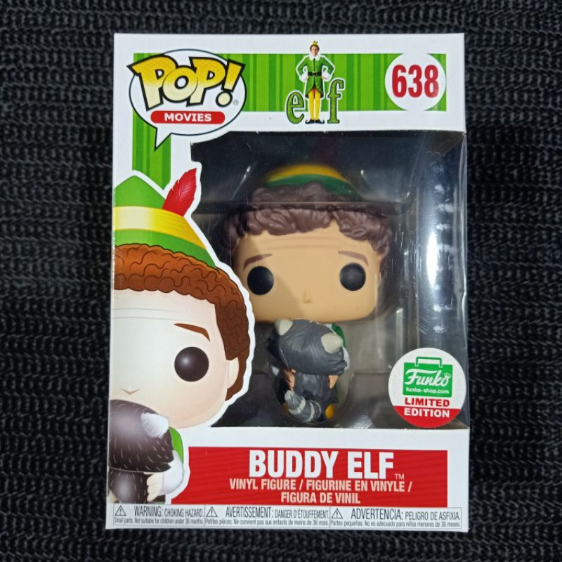 Funko Pop Efl : Buddy Elf With Raccoon #638 (Funko Shop Limited Edition)