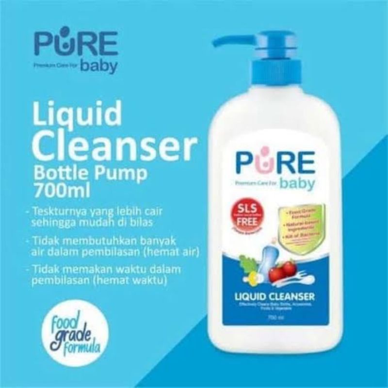 Pure Baby Liquid Cleanser Bottle Food Grade - PureBB Sabun Cuci Botol Bayi