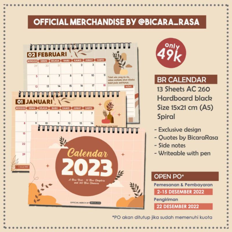 

Kalender Meja 2023 Bicara Rasa