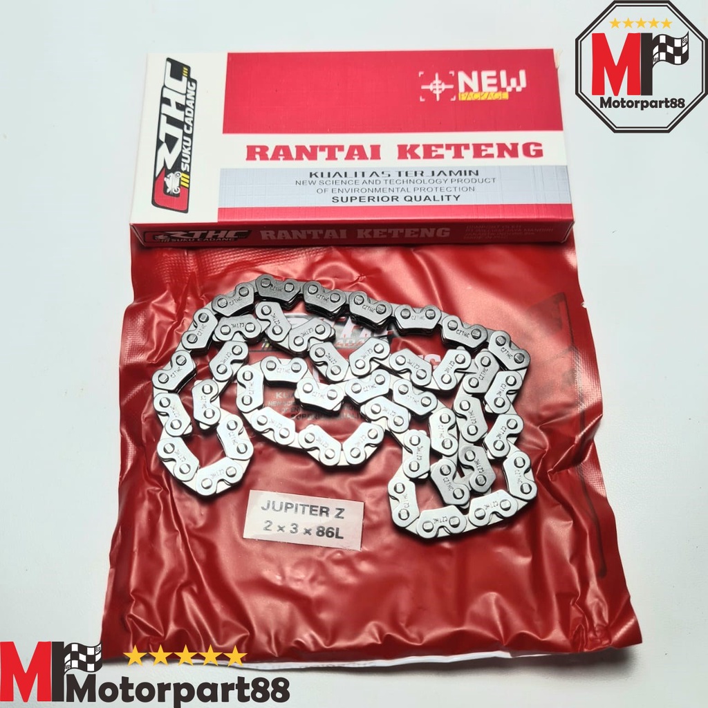 RANTAI KETENG SINTRIK KAMPRAT JUPITER Z VEGA R NEW 2X3X86L RTHC