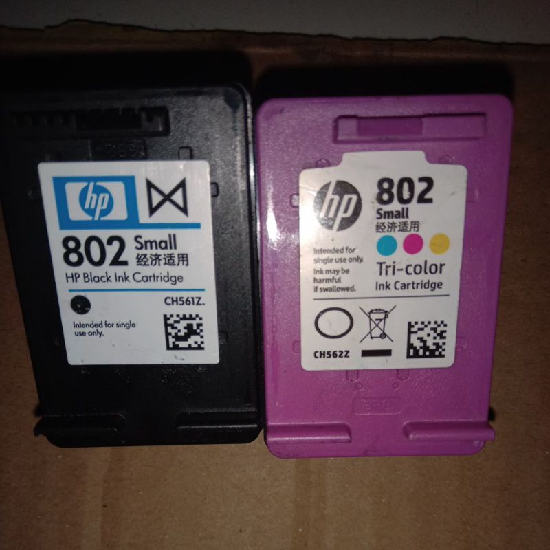Cartridge HP 802 B&C Kosong&Refil