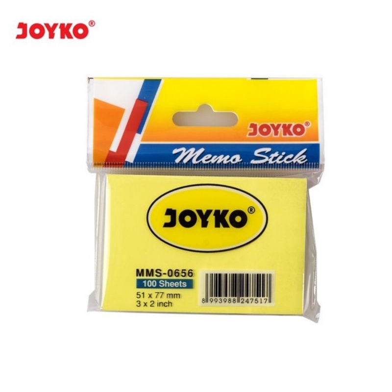 

Memo Pelekat Kertas Joyko MMS-0656 Memo Stick Kuning