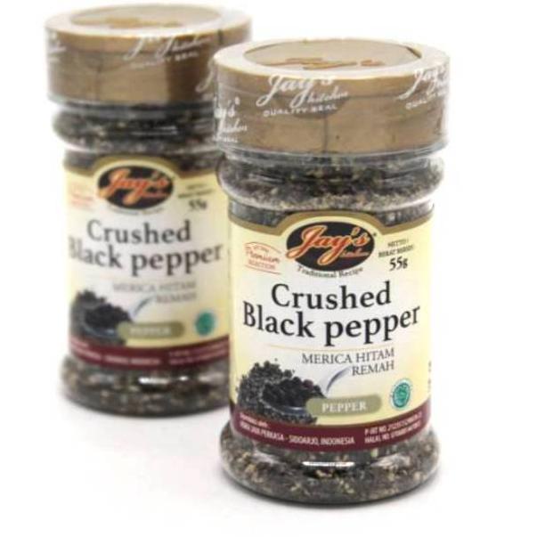 

Diskon Promo➻ 86E9V Jay's Crushed Black Pepper / Merica Hitam Remah 60 Terbatas