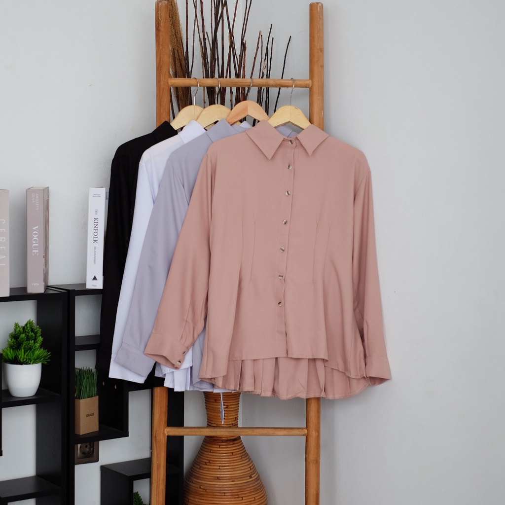 VIVIAN SHIRT / ATASAN TERMURAH / KOREAN STYLE / KEMEJA KASUAL