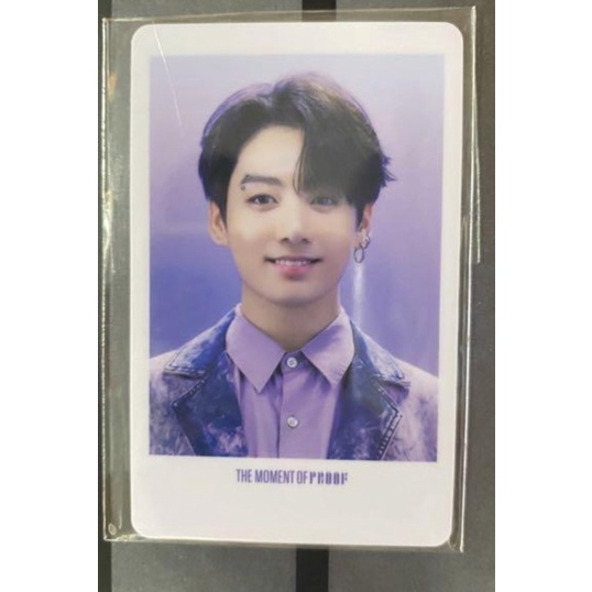 Official BTS Jungkook Proof Collector’s Edition POB Photocard