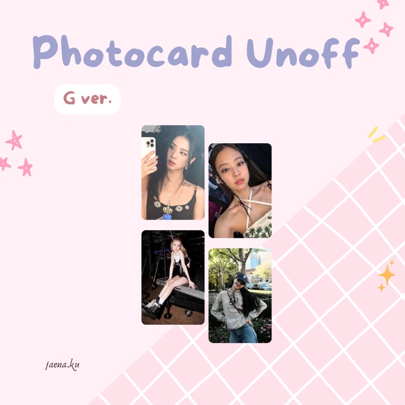 [BLACKPINK] PHOTOCARD UNOFF SELCA #3 BLACKPINK