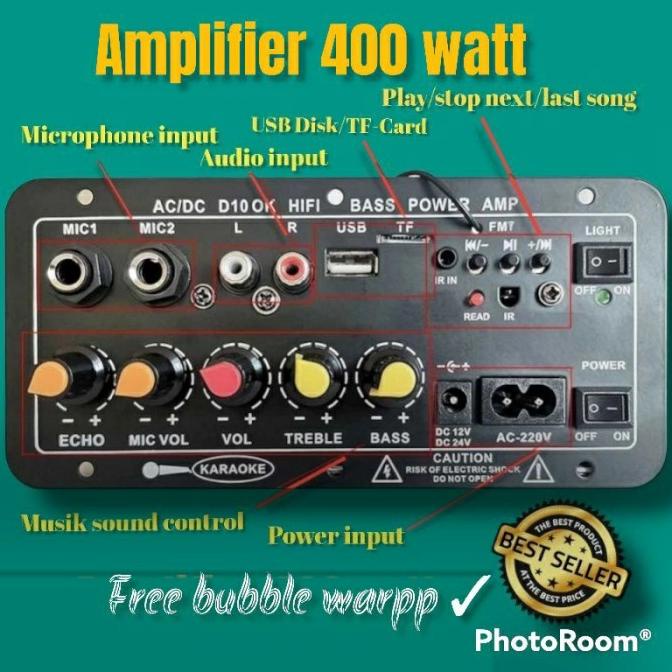 Amplifier Board Karaoke Audio Bluetooth Subwoofer DIY TERLARIS TERPERCAYA ORIGINAL