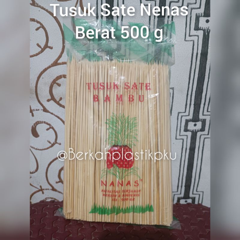 Tusuk Sate Bambu Merek Nanas Berat @500gr