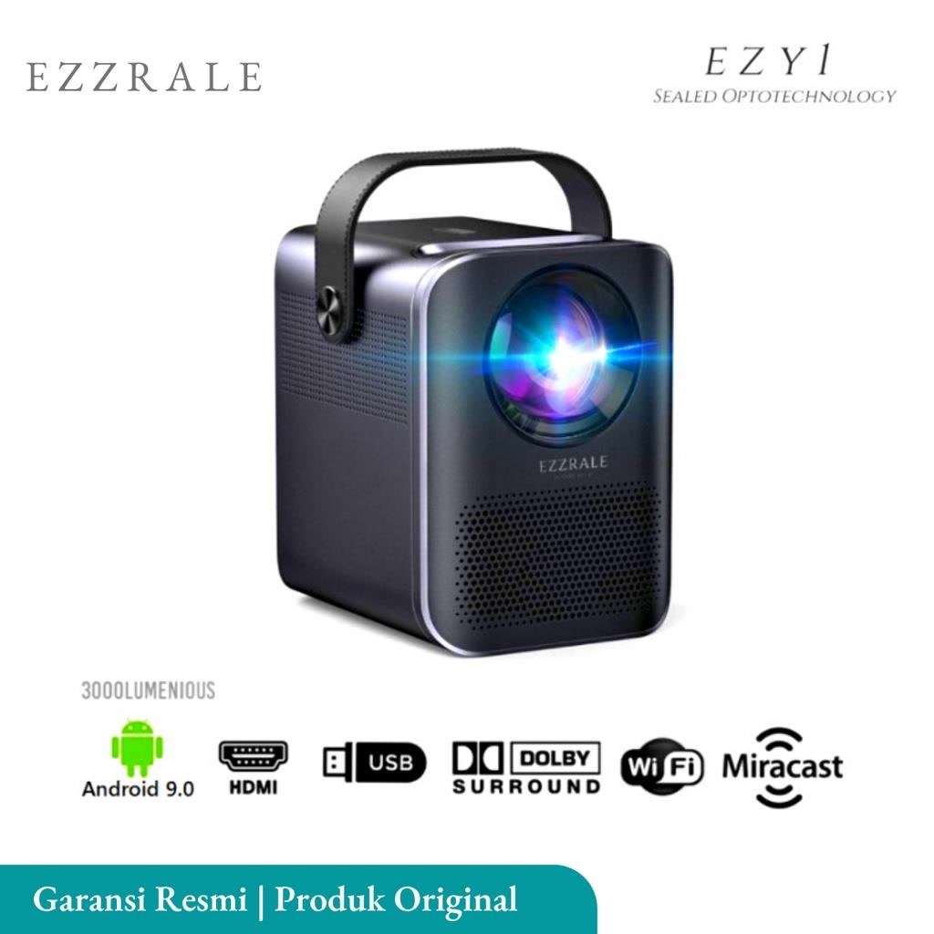 EZZRALE Smart Mini Android Projector Ezzrale EZY1+ 150 ANSI 3000 Lumens