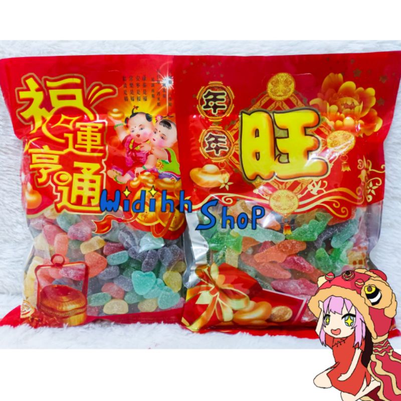 Permen Jelly Malaysia 800gram / Gula Lembit / Jelly Drops / Permen Jelly Imlek / Cny Hampers / Hampers Cny / happy New Years Hampers / Permen Imlek / Makanan Imlek