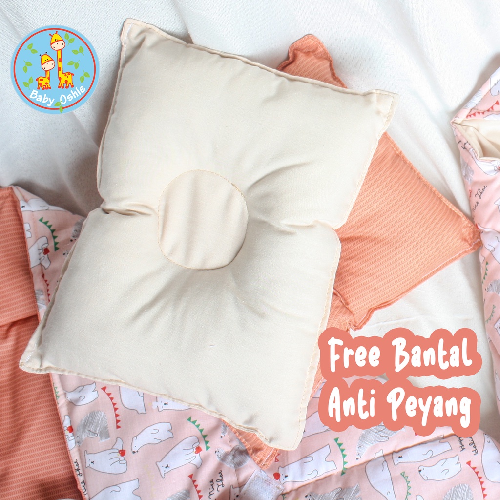 SELIMUT TOPI BAYI NEWBORN - SLIMUT BABY - HOODIE BABY BLANKET - KADO LAHIRAN