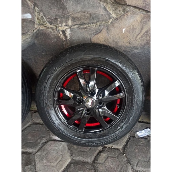 4 velg r14 PCD 114+Ban 185/70 Avanza xenia futura carry kijang ss livina panther m2000 estem aminity