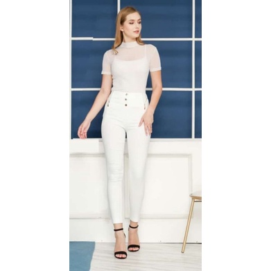 Celana Stretch Wanita Highwaist Import / Jegging Stretch Wanita