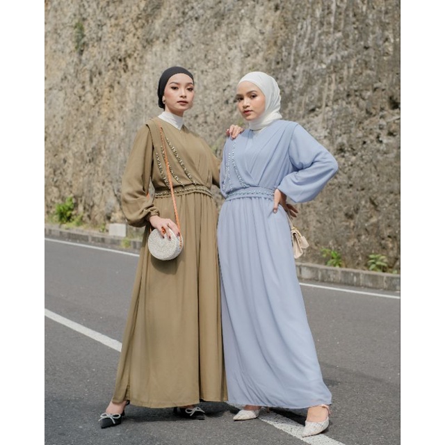 ZEYA DRESS / DRESS KONDANGAN/ DRESS PESTA / SERAGAMAN / BRIDESMAID / BUSUI FRIENDLY