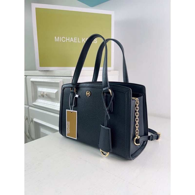 Michael Kors M-K 2228 Chantal Old Flower Black Leather