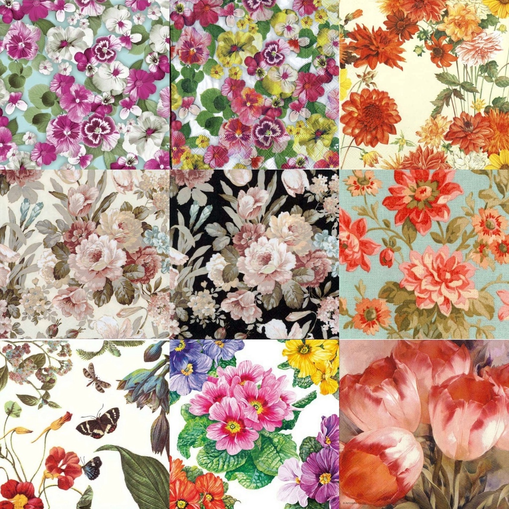 TISU NAPKIN DECOUPAGE EROPAH – Cocktail C