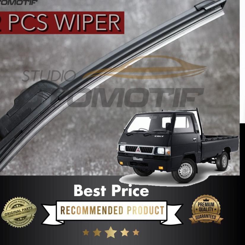 ✾✱ WIPER L300 COLT FRAMELESS / WIPER MOBIL L300 PISANG 2PCS Best Produk