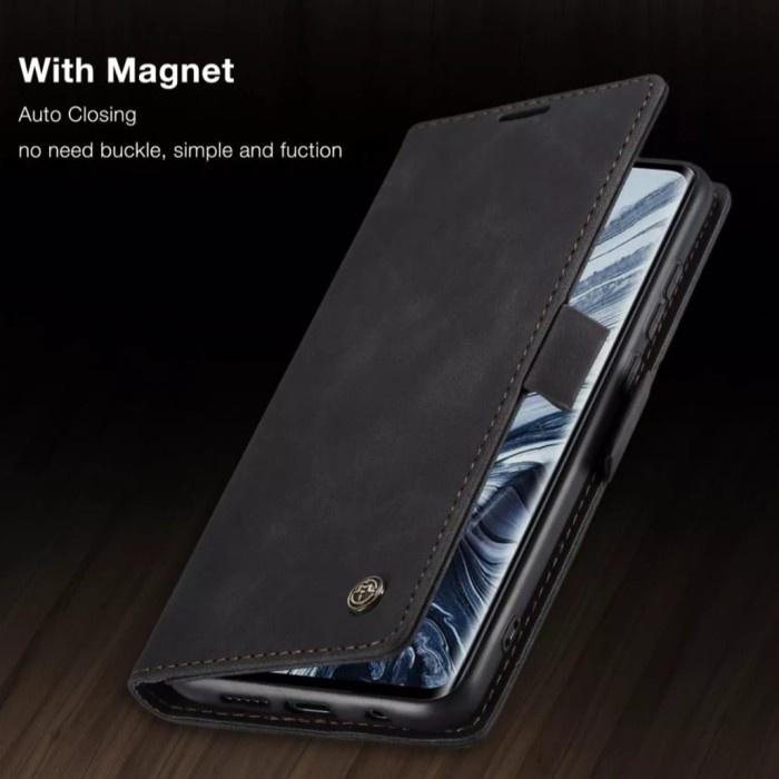 Sleeve Samsung Galaxy Note 10 Lite Flip Wallet Caseme Leather Case Sarung