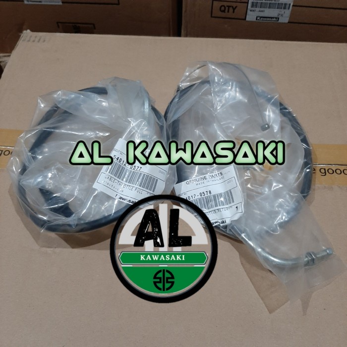 kabel gas open close tali gas buka buang ninja 250 fi 250fi original