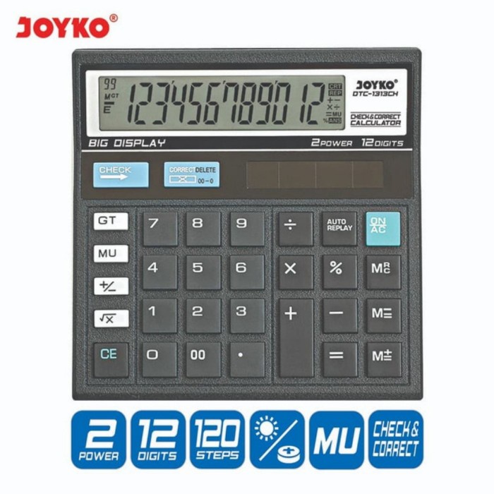 

GRATIS ONGKIR kalkulator ada check joyko 1313CH