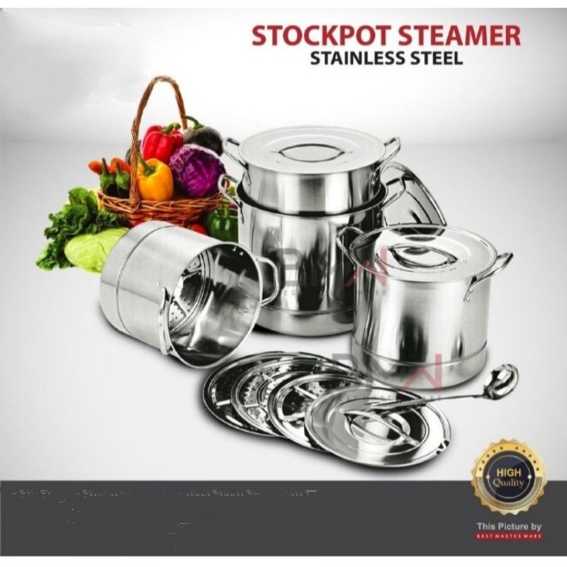 PANCI SET DANDANG STOCK POT STEAMER PANCI KUKUS