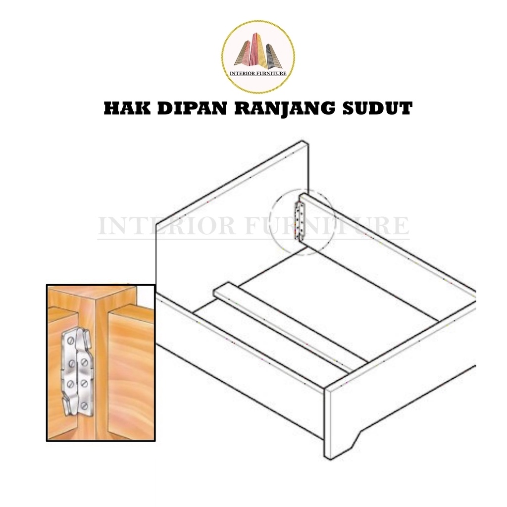 Hak Ranjang Medan / Braket Dipan Bed Fitting Rail Fasteners / Hak Ranjang Sudut / Hak Dipan Cantol Kait Engsel Ranjang Besi Baja